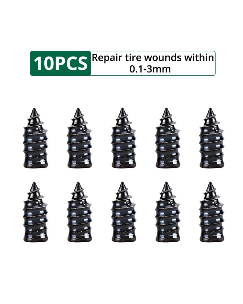 Vacuum Tyre Repair Nail Kit for Motorcycle Car Scooter Rubber Tubeless