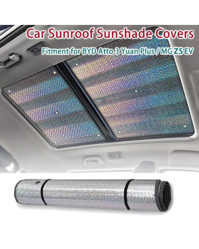 2Pcs Car Sunroof Sunshade Heat Insulation Cover Windscreen Sun Shade S