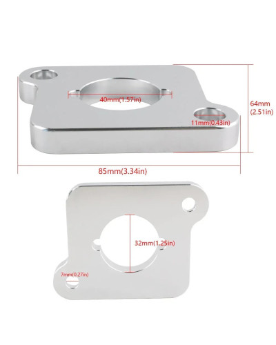 Placas adaptadoras de conversión de bobina TFSI 2,0 para Audi B5S4 C5 A6 Allroad 2,7 T Quattro