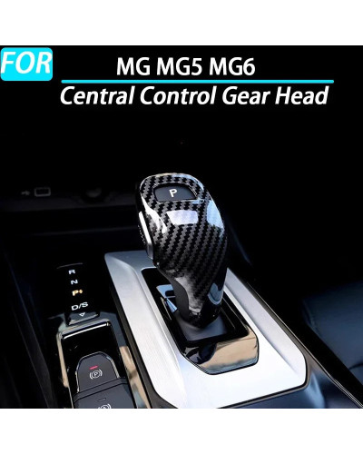 Car Central Control Gear Head Shift Knob Cover Sequin Trim for MG MG5 