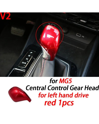 Car Central Control Gear Head Shift Knob Cover Sequin Trim for MG MG5 