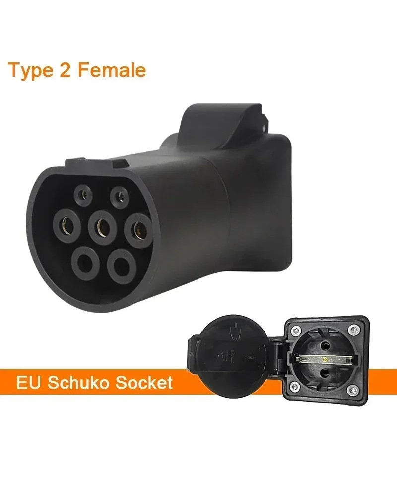 V2L Discharger TYPE 2 to 220V Universal / Schuko Socket EV Car Dischar