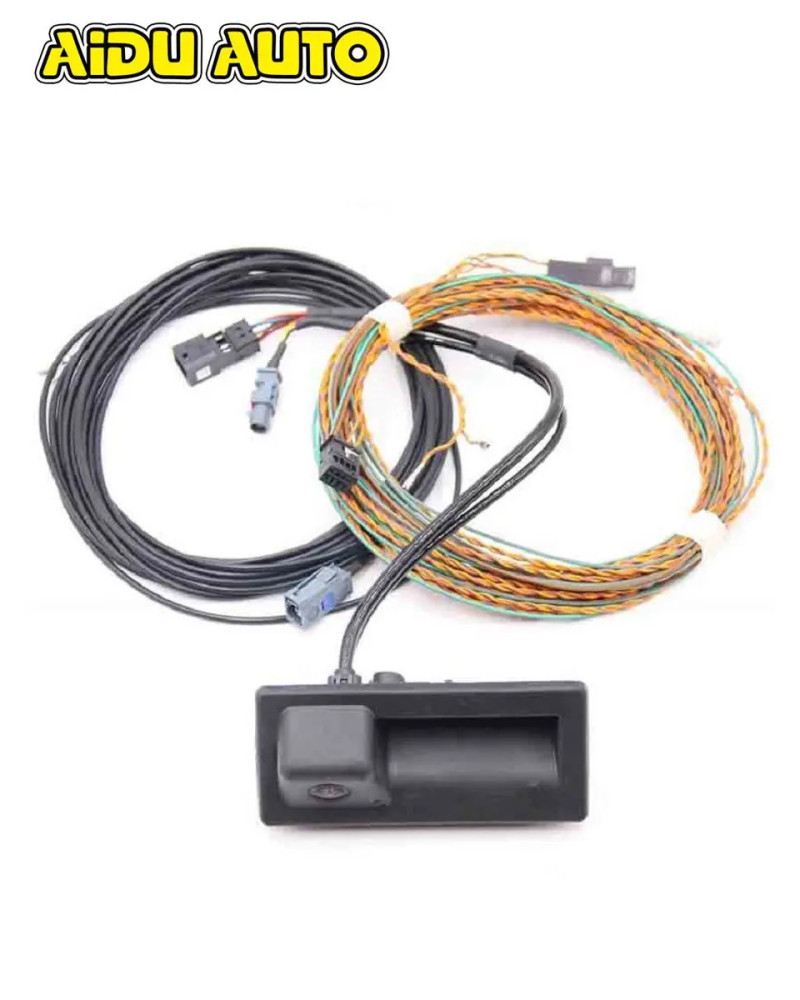 Cámara de visión trasera para coche, mango de maletero con línea de guía alta para Audi A3 8V Facelift MIB 2 MIB 1 unidad 8V0 82