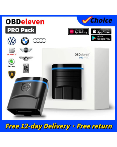 OBDeleven-paquete de herramientas de diagnóstico de coche, escáner OBD2, compatible con vehículos Mult, Plan obd11 Pro para VW /