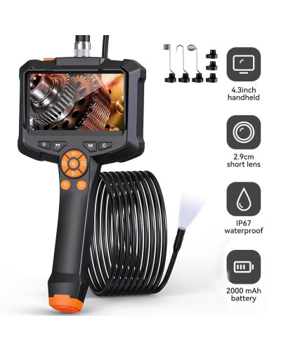 Industrial Endoscope Camera 4.3 "Single Dual Lens HD 1080P Car Inspect