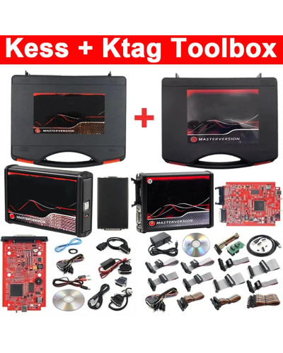 Ktag-programador ecu 2024 KTAG V7.020 V2.25, rojo, PCB, rojo, Europeo,