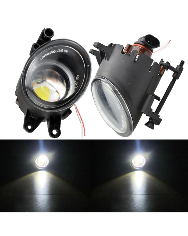 Luces LED antiniebla delanteras con ojo de Ángel para coche, lámpara antiniebla para Audi A4 B6 2001-2005, 8E0941700 8E0941699, 