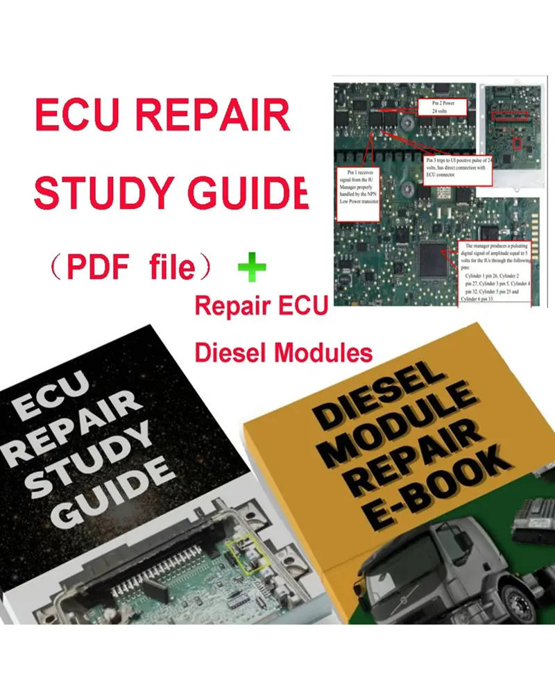 ECU Repair Module Course Study Guide ECU Teaching PDF EPROM TEST Progr