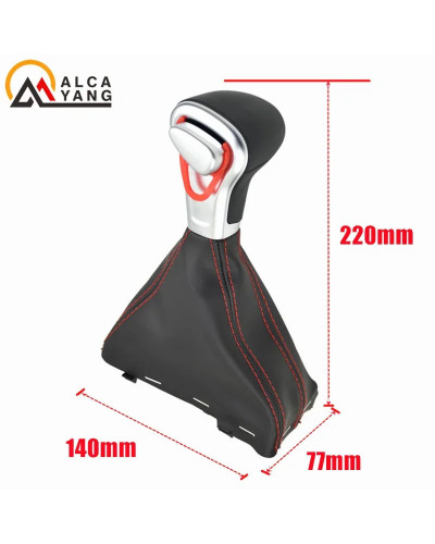 Perilla de palanca de cambio automático para coche, accesorio para Audi A3, 8P, A4, B8, A5, Q5, A6, C6