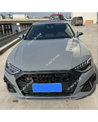 Parachoques delantero para Audi A4 B9.5/B9 Facelift 2019-2023 TDI Sedan/Avant, divisor de Alerón, embellecedora pegatina, Kits d