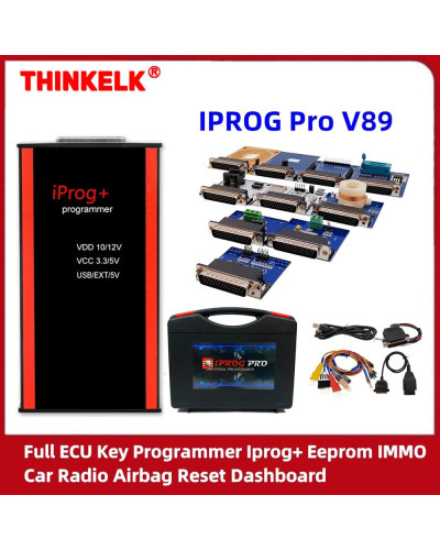 IPROG Pro 2023 V89 Full ECU Key Programmer Iprog+ Eeprom IMMO Car Radi