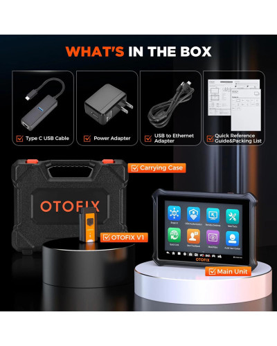 OTOFIX D1 LITE OBD2 Scanner Car Diagnostic Tool Bluetooth Wireless Bi-