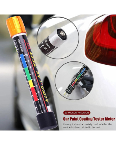 Portable Car Paint Thickness Tester Pen With Scale Indicator For Car L