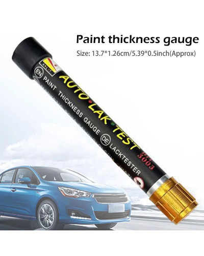 Portable Car Paint Thickness Tester Pen With Scale Indicator For Car L