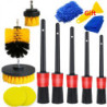 New Car Detailing Brushes Set Brushes for Automotive Cleaning Auto Air Cleaning Electric Drill Brush Cars Dirt Dust Cleaning