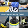 New Car Detailing Brushes Set Brushes for Automotive Cleaning Auto Air Cleaning Electric Drill Brush Cars Dirt Dust Cleaning