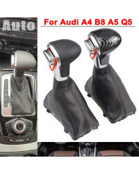 Perilla de cambio automático para Audi, pomo de cambio de marchas para A4, B8, A5, Q5, 2010, 2011, 2012, 2013, 2014