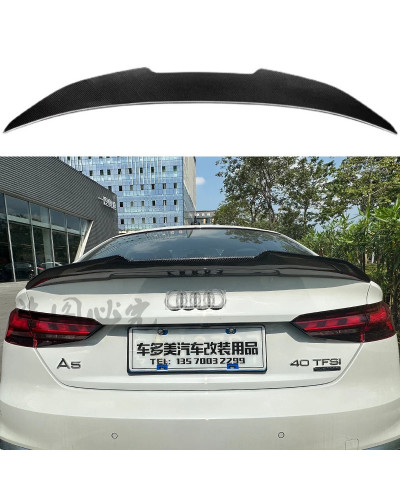 Alerón de coche para Audi A5, S5, RS5, B9, 2 puertas Sportback/Coupe/Convertible, estilo PSM, ala de maletero forjada de fibra d