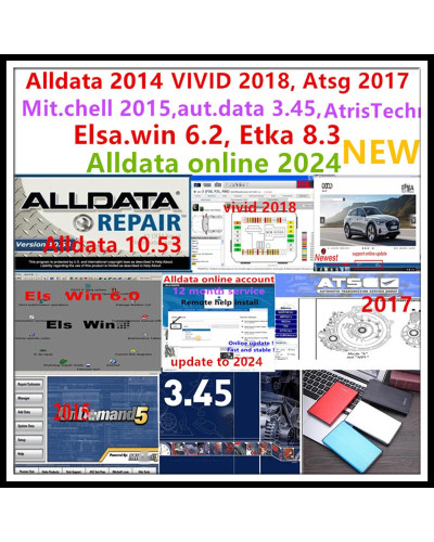 Hot Alldata software Mitchel l software 2015 Autodata Repair Software 