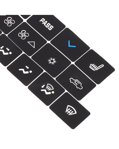 Pegatina de reparación de botones de aire acondicionado de coche, calcomanía para Buick Lacrosse 2005-2009, Panel de instrumento
