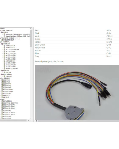 ECU PINOUT