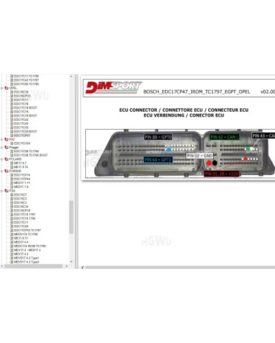 ECU PINOUT