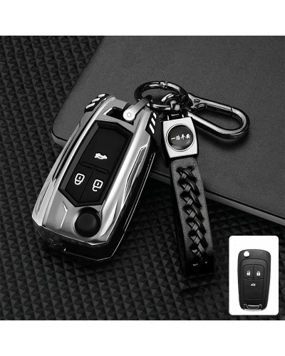 Funda de aleación de Zinc para llave de coche, accesorios para Buick, Chevrolet, Cruze, Aveo, Trax, Opel, Astra, Corsa, Meriva, 