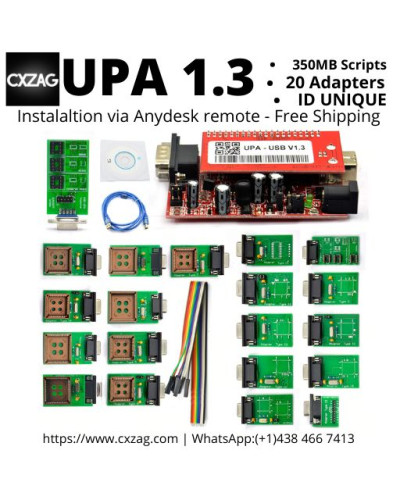SN:050D5A5B UPA USB Programmer Windows 10 Supported USB V1.3 Full Adap