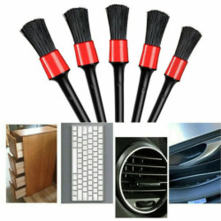 5pcs Detailing Brush Set Car Brushes Car Detailing Brush For Car Cleaning Detailing Brush Dashboard Air Outlet Wheel Brush