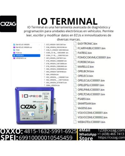 IO TERMINAL FULL + DUMPS GM VIRGENES+ INSTALACION+ TODAS LAS LICENCIAS