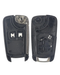 2/3 botones plegables para llave de coche con tapa remota para Opel voxhall Astra H Insignia J Vectra C Corsa D Zafira G