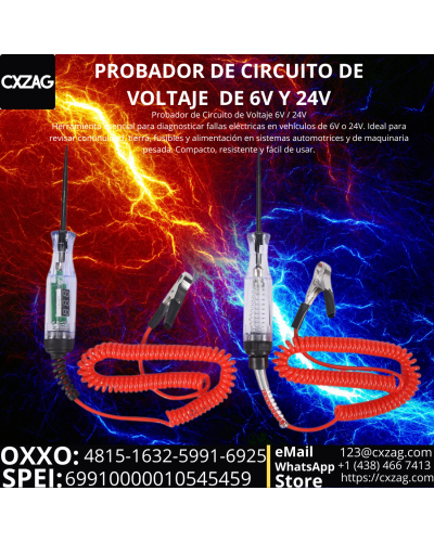 6V AND 24V VOLTAGE CIRCUIT TESTER