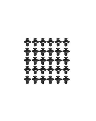 190 PCS CAR RETENTION CLIPS PLASTIC FASTENER KIT WITH 6 SIZES