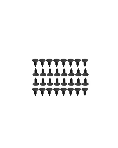 190 PCS CAR RETENTION CLIPS PLASTIC FASTENER KIT WITH 6 SIZES