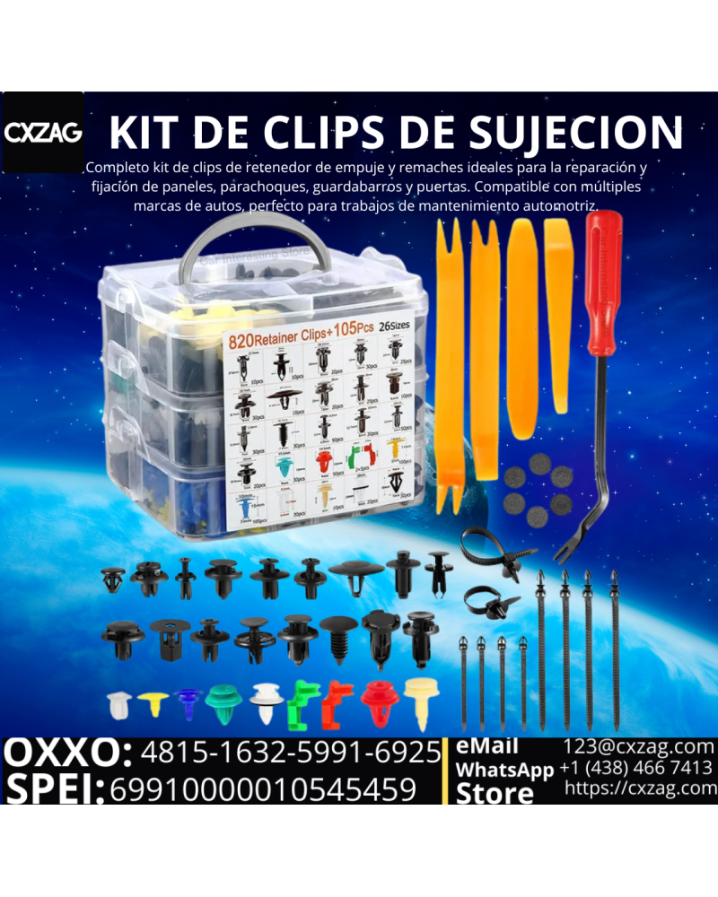 FASTENER CLIP KIT