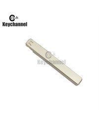 Keychanne10uds-Hoja de llave remota para KD, Lishi HU100, Metal en blanco, sin cortar, Flip, Excelle para Buick, Chevrolet, CRUZ