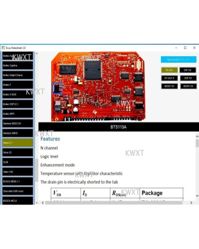 Ecu Ecus Datasheet Software With License Key for Fiat for Delphi for B