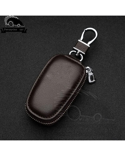 Funda de cuero multifunción para llave de coche, anillos automáticos para vw, BMW, Mercedes, Audi, Skoda, Chevrolet, Buick, Toyo