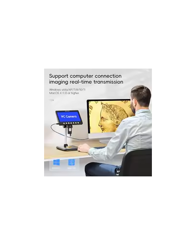 7-INCH IPS COIN DIGITAL MICROSCOPE