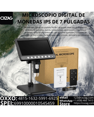 7-INCH IPS COIN DIGITAL MICROSCOPE