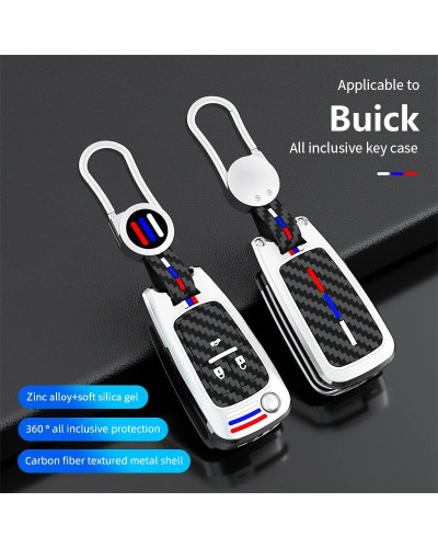 Funda de aleación de Zinc para llave de coche, cubierta completa para Buick, Chevrolet, Cruze, Opel, Vauxhall, Astra J, Corsa, I