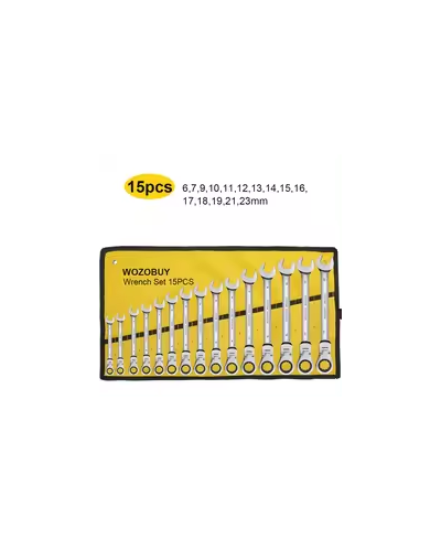 RATCHET COMBINATION WRENCH SET