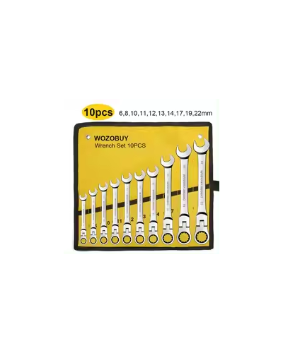 RATCHET COMBINATION WRENCH SET