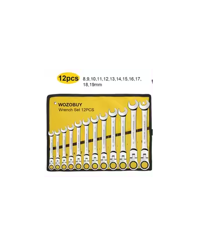 RATCHET COMBINATION WRENCH SET