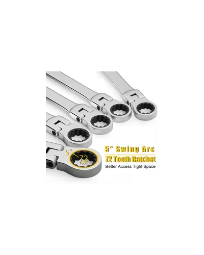 RATCHET COMBINATION WRENCH SET