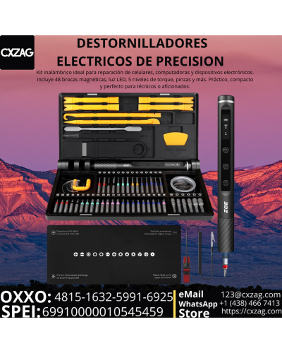 PRECISION ELECTRIC SCREWDRIVER SET