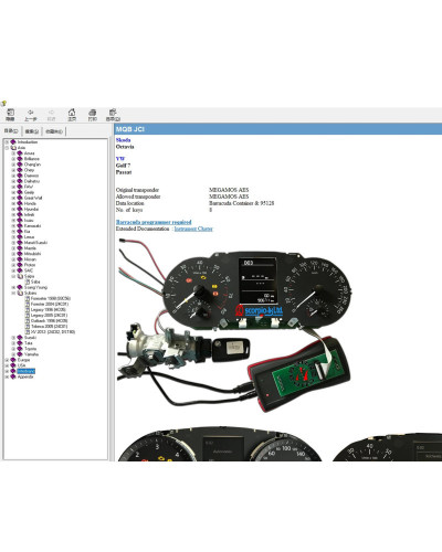 IMMO off EEPROM Location Software for Key Maker Key Programming Show O