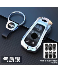 Mecha-funda para llave de coche, accesorio de aleación de Zinc para Buick OPEL Astra G H J Mokka Insignia Vectra Meriva Corsa Za