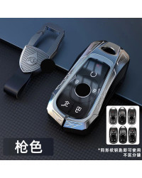 Mecha-funda para llave de coche, accesorio de aleación de Zinc para Buick OPEL Astra G H J Mokka Insignia Vectra Meriva Corsa Za