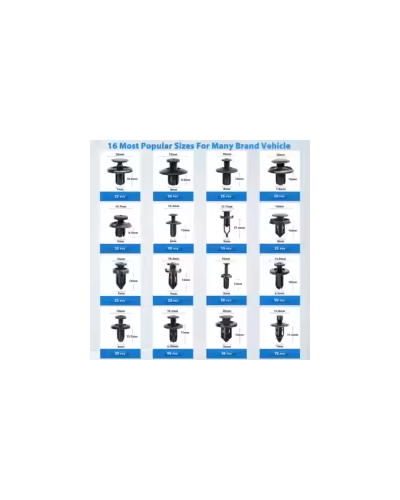 3266 CAR RETAINER, FASTENERS, PUSH TRIM, PLASTIC CLIPS, BUMPER KIT ID3263